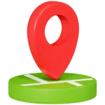 Urban Portable Cabin office location icon for address and service area