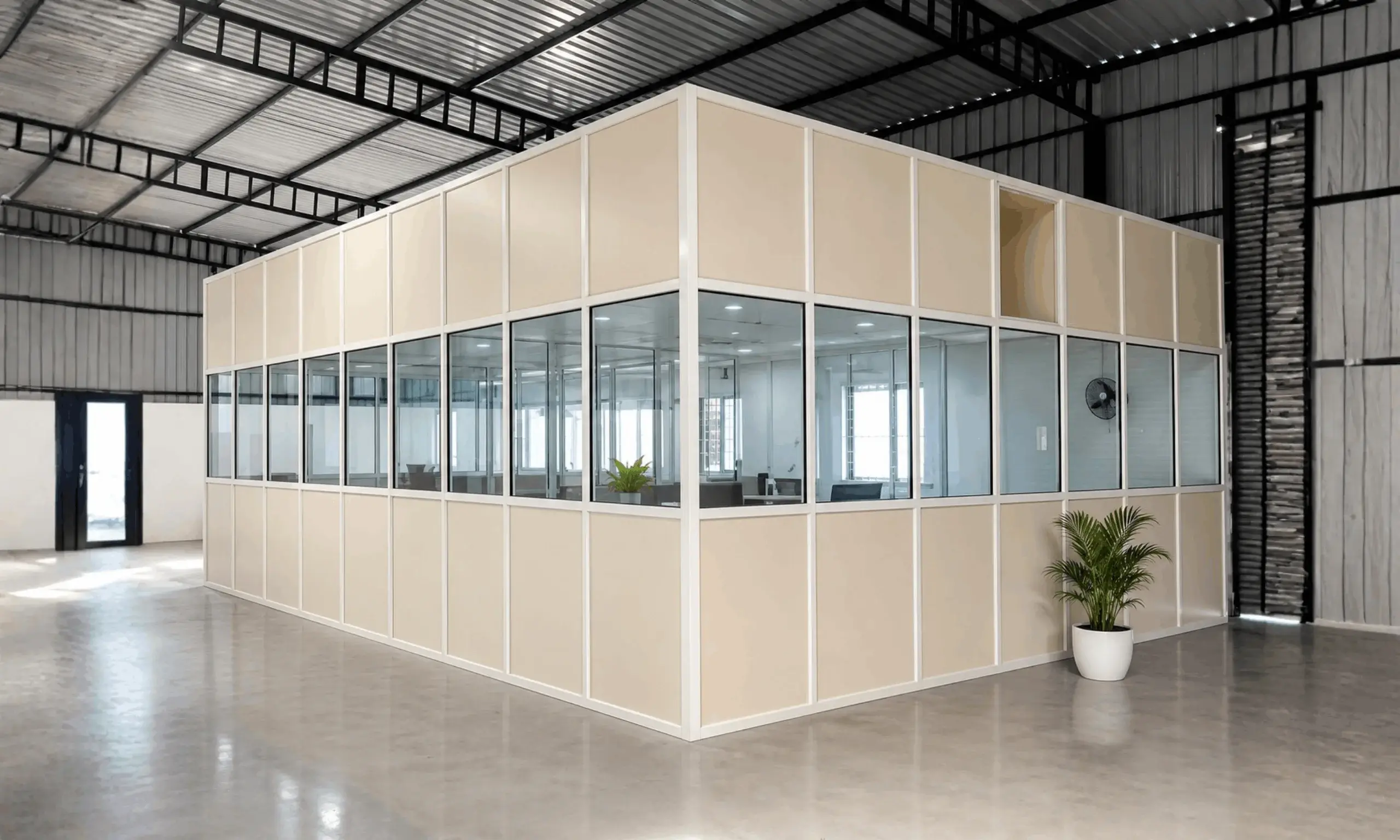 Aluminium Glass Partitions