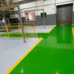 Epoxy industrial flooring Pune smooth floor in factory