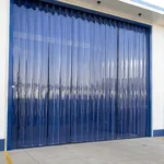 PVC strip curtain Pune fitted at factory door