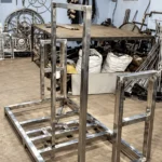 Fabrication work Pune MS steel frame made in our unit